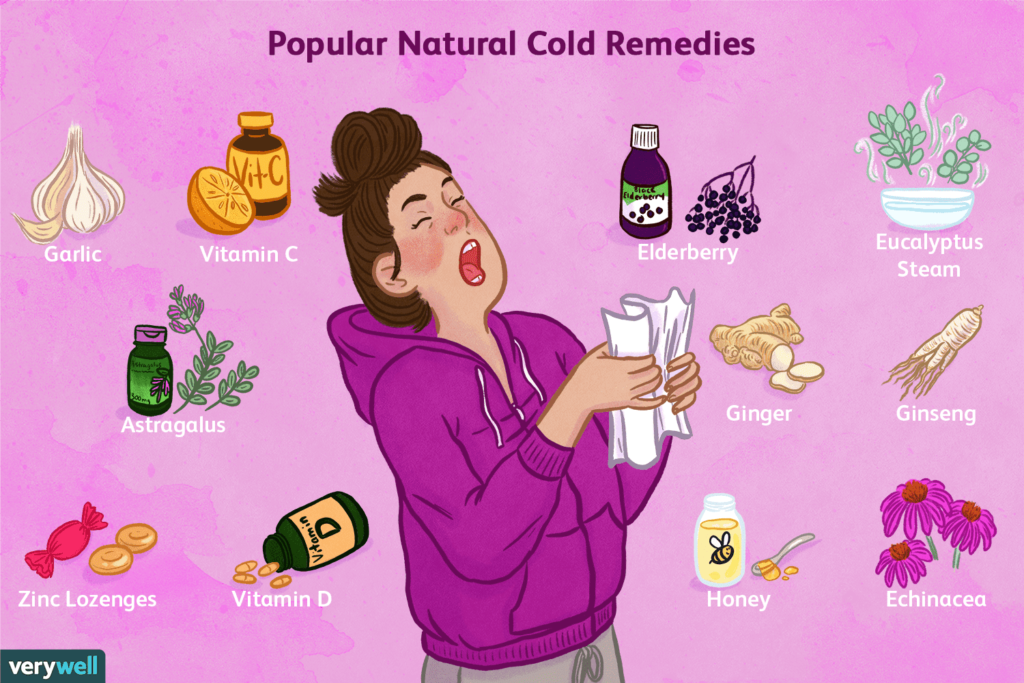Here are a few natural treatment tips for common colds and flu